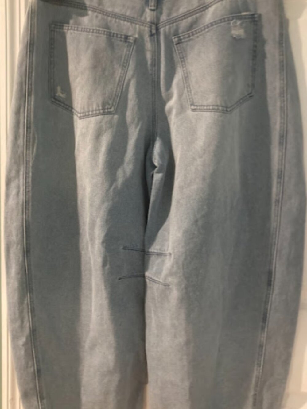 Scoop Barrel Seamed Distressed Jeans Size 16 - Picture 10 of 15